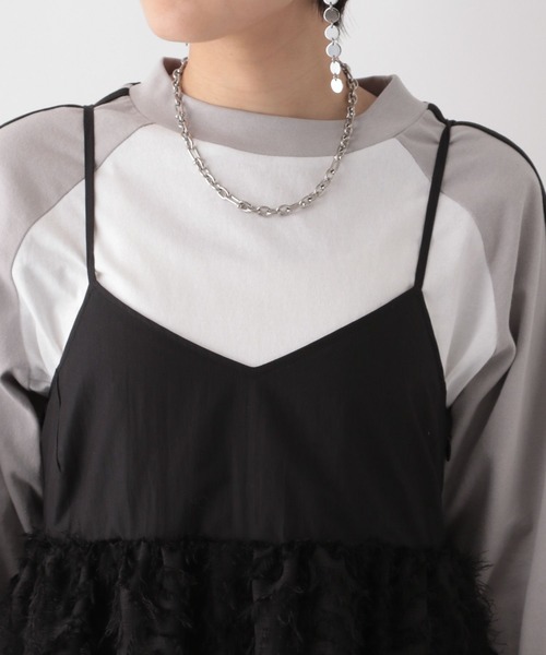 RAGEBLUE（レイジブルー）の「フリンジキャミワンピース（ワンピース・レディース・ホワイト/ブラック・FREE）」の18枚目の写真