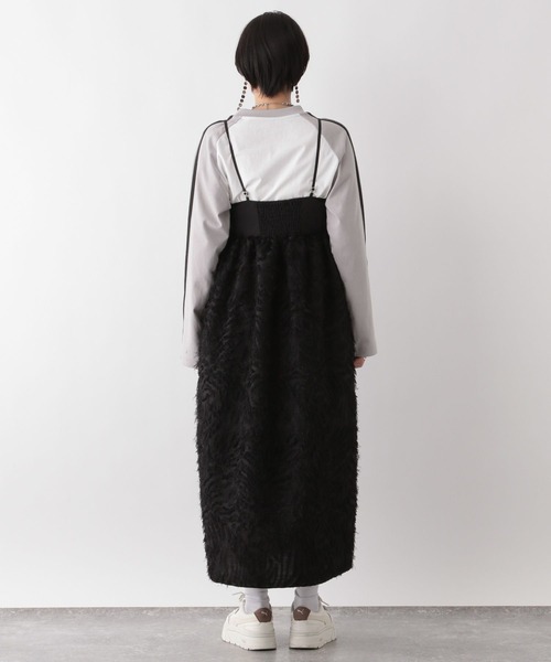 RAGEBLUE（レイジブルー）の「フリンジキャミワンピース（ワンピース・レディース・ホワイト/ブラック・FREE）」の20枚目の写真