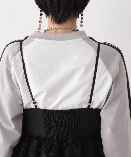 RAGEBLUE（レイジブルー）の「フリンジキャミワンピース（ワンピース・レディース・ホワイト/ブラック・FREE）」の19枚目の写真