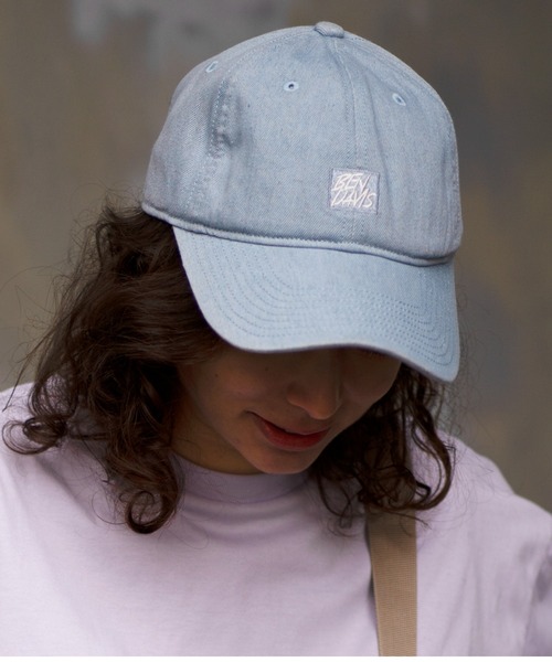 BEN DAVIS(ベンデイビス)の「《BEN DAVIS》WASHED CANVAS LONG BRIM CAP(UV CUT)(キャップ・レディース・ブラック系その他/ブラック/ベージュ/ブルー系その他・FREE)」の4枚目の写真