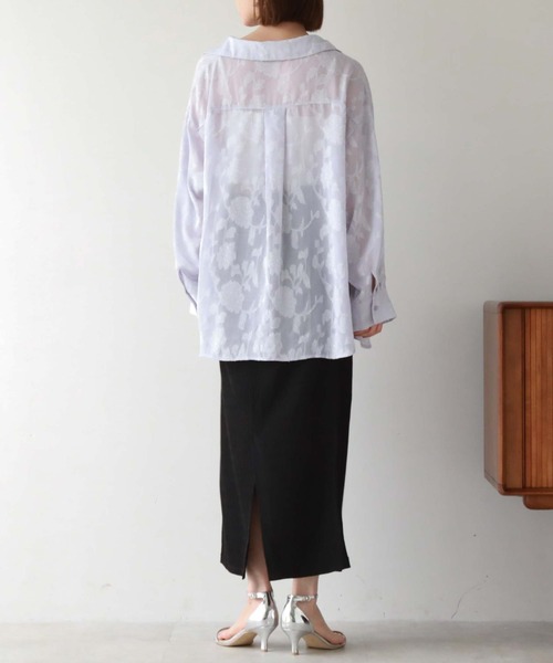 archives（アルシーヴ）の「ウェーブ楊柳タイトスカート（スカート・レディース・ブルー/ブラック/アイボリー/グリーン・MEDIUM）」の16枚目の写真