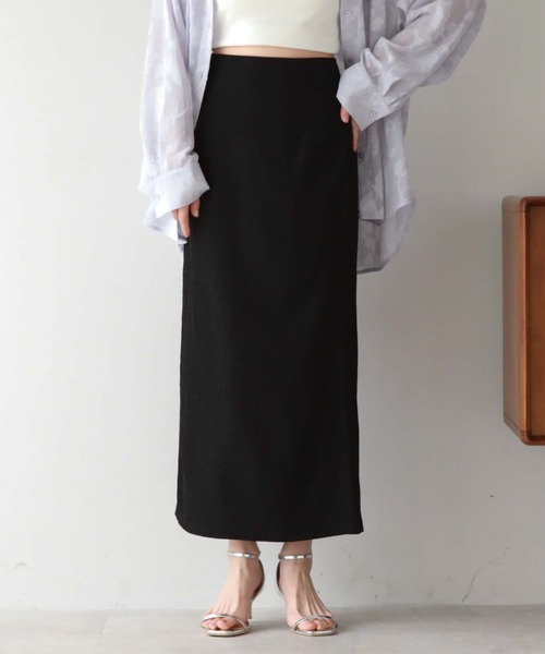 archives（アルシーヴ）の「ウェーブ楊柳タイトスカート（スカート・レディース・ブルー/ブラック/アイボリー/グリーン・MEDIUM）」の17枚目の写真