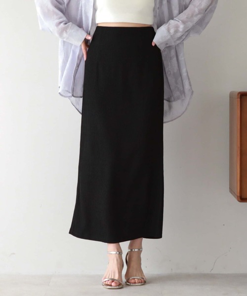 archives（アルシーヴ）の「ウェーブ楊柳タイトスカート（スカート・レディース・ブルー/ブラック/アイボリー/グリーン・MEDIUM）」の21枚目の写真