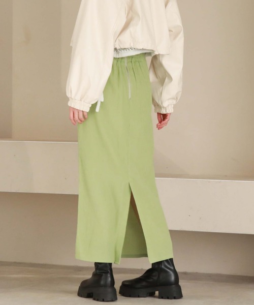 archives（アルシーヴ）の「ウェーブ楊柳タイトスカート（スカート・レディース・ブルー/ブラック/アイボリー/グリーン・MEDIUM）」の11枚目の写真