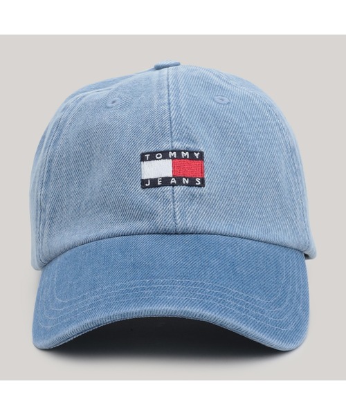 tommy jeans（トミー ジーンズ）の「ヘリテージデニムキャップ（キャップ・メンズ・ブルー・FREE）」の2枚目の写真