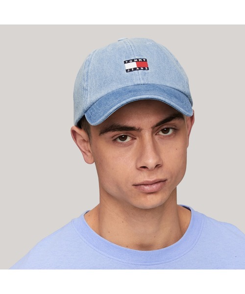 tommy jeans（トミー ジーンズ）の「ヘリテージデニムキャップ（キャップ・メンズ・ブルー・FREE）」の7枚目の写真