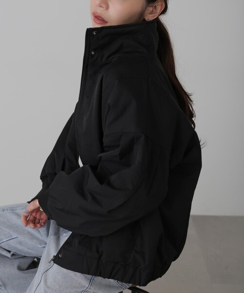 FREE'S MART（フリーズマート）の「中綿スタンドブルゾン（ブルゾン・レディース・ホワイト/ブラック/カーキ・FREE）」の7枚目の写真