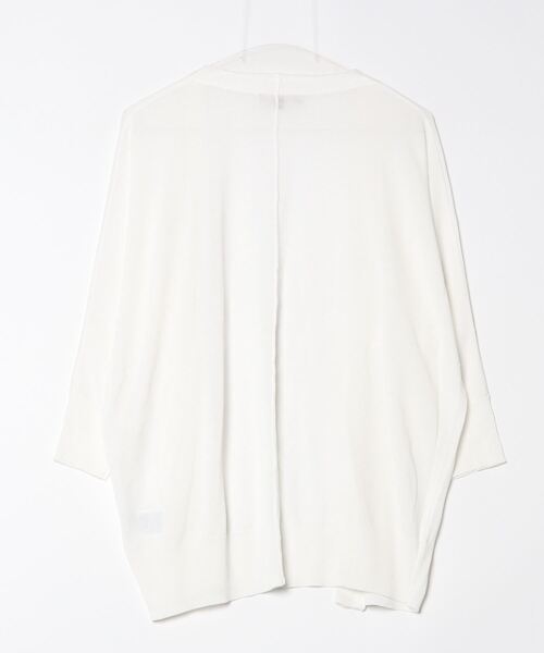 HusHusH(ハッシュアッシュ)の「HusHusH ハッシュアッシュ リネンライク着流しカーディガン(カーディガン/ボレロ・レディース・イエロー系その他/ネイビー/ホワイト・M/L/S)」の17枚目の写真