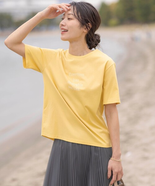 J.PRESS(ジェイプレス)の「ロゴTシャツ(Tシャツ/カットソー・レディース・ダルブルー系/オレンジ系/ホワイト系/ブラック系1・LARGE/MEDIUM)」の15枚目の写真