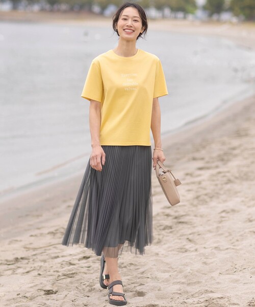 J.PRESS(ジェイプレス)の「ロゴTシャツ(Tシャツ/カットソー・レディース・ダルブルー系/オレンジ系/ホワイト系/ブラック系1・LARGE/MEDIUM)」の16枚目の写真