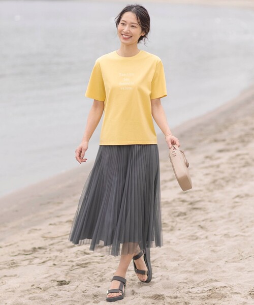 J.PRESS(ジェイプレス)の「ロゴTシャツ(Tシャツ/カットソー・レディース・ダルブルー系/オレンジ系/ホワイト系/ブラック系1・LARGE/MEDIUM)」の17枚目の写真