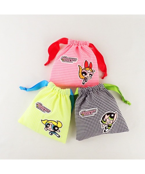 FLAPPER(フラッパー)の「The Powerpuff Girls×Flapperアップリケ巾着ポーチ(ポーチ・レディース・ブラック/イエロー/ピンク・FREE)」の20枚目の写真