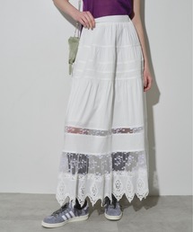 LA BELLE ETUDE | モチーフレース切替スカート(スカート)
