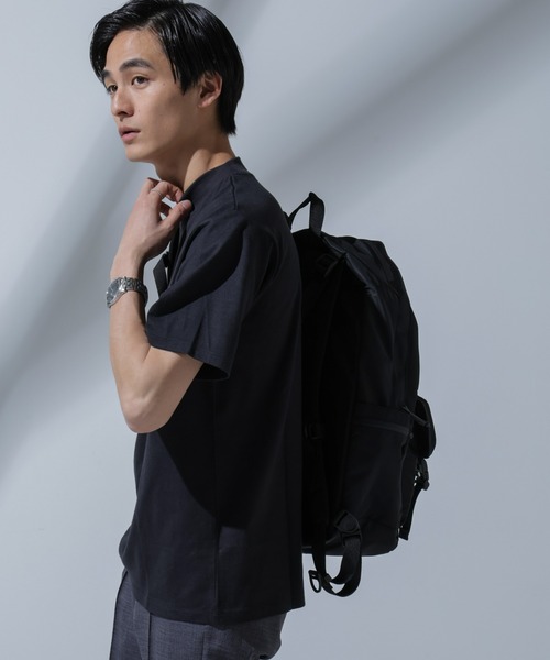 NANO universe（ナノユニバース）の「Anti Soaked(R)汗染み防止 モックネックTシャツ（Tシャツ/カットソー・メンズ・ホワイト/チャコール/ブラック・L/M/XL/S）」の21枚目の写真