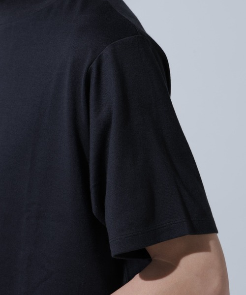 NANO universe（ナノユニバース）の「Anti Soaked(R)汗染み防止 モックネックTシャツ（Tシャツ/カットソー・メンズ・ホワイト/チャコール/ブラック・L/M/XL/S）」の20枚目の写真