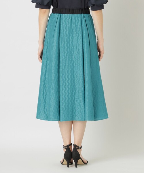 【セール】キルティングライクジャカード タックスカート（スカート）｜TO BE CHIC（トゥー ビー シック）