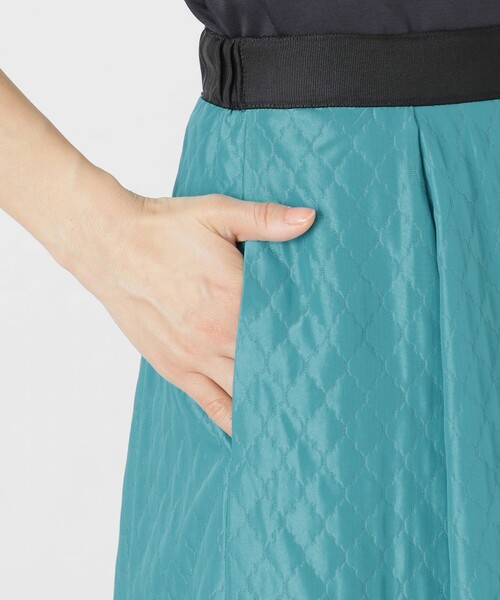 【セール】キルティングライクジャカード タックスカート（スカート）｜TO BE CHIC（トゥー ビー シック）