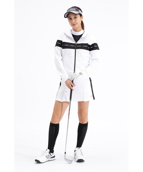 New Balance Golf(ニューバランスゴルフ)の「【new balance golf】接触冷感 フレンチスリーブ モックネック プルオーバー (WOMENS SPORT)(Tシャツ/カットソー・レディース・ブラック/ホワイト・LARGE/MEDIUM/SMALL)」の6枚目の写真