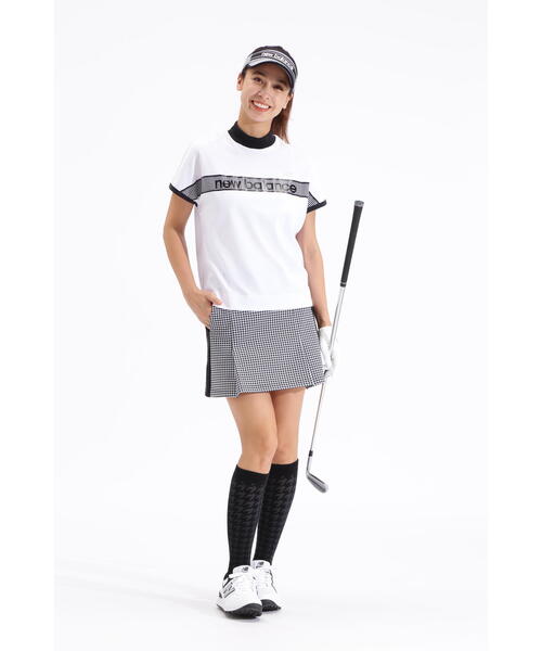 New Balance Golf(ニューバランスゴルフ)の「【new balance golf】接触冷感 フレンチスリーブ モックネック プルオーバー (WOMENS SPORT)(Tシャツ/カットソー・レディース・ブラック/ホワイト・LARGE/MEDIUM/SMALL)」の12枚目の写真