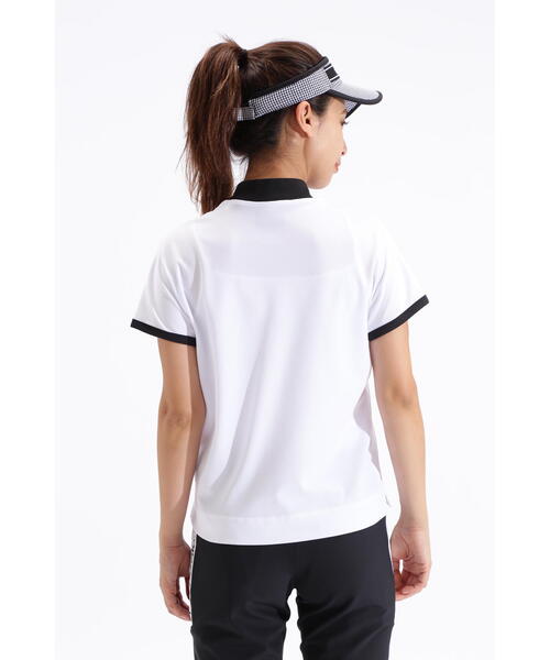 New Balance Golf(ニューバランスゴルフ)の「【new balance golf】接触冷感 フレンチスリーブ モックネック プルオーバー (WOMENS SPORT)(Tシャツ/カットソー・レディース・ブラック/ホワイト・LARGE/MEDIUM/SMALL)」の15枚目の写真
