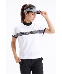 【new balance golf】接触冷感 フレンチスリーブ モックネック プルオーバー (WOMENS SPORT)