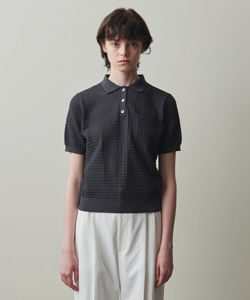 Steven Alan（スティーブンアラン）の「＜Steven Alan＞ジグザグ アイレット ニット（ニット/セーター・レディース・ダークグレー/オリーブ/オフホワイト・FREE）」の17枚目の写真