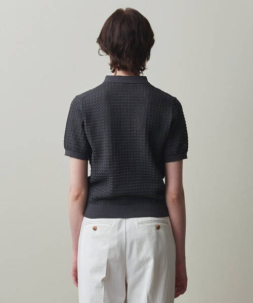 Steven Alan（スティーブンアラン）の「＜Steven Alan＞ジグザグ アイレット ニット（ニット/セーター・レディース・ダークグレー/オリーブ/オフホワイト・FREE）」の19枚目の写真