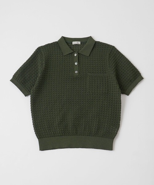 Steven Alan（スティーブンアラン）の「＜Steven Alan＞ジグザグ アイレット ニット（ニット/セーター・レディース・ダークグレー/オリーブ/オフホワイト・FREE）」の20枚目の写真