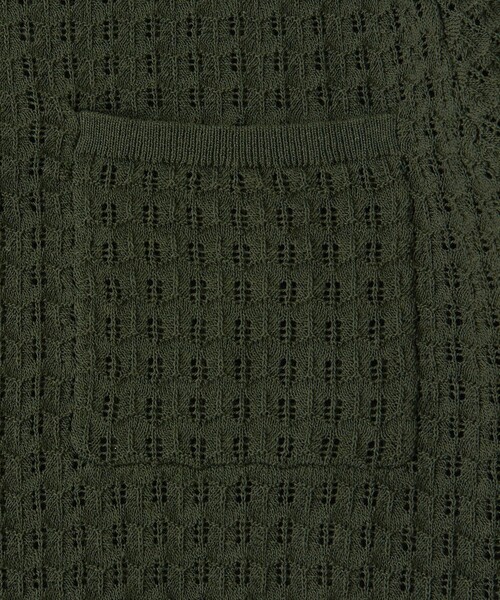 Steven Alan（スティーブンアラン）の「＜Steven Alan＞ジグザグ アイレット ニット（ニット/セーター・レディース・ダークグレー/オリーブ/オフホワイト・FREE）」の13枚目の写真