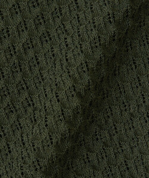 Steven Alan（スティーブンアラン）の「＜Steven Alan＞ジグザグ アイレット ニット（ニット/セーター・レディース・ダークグレー/オリーブ/オフホワイト・FREE）」の14枚目の写真