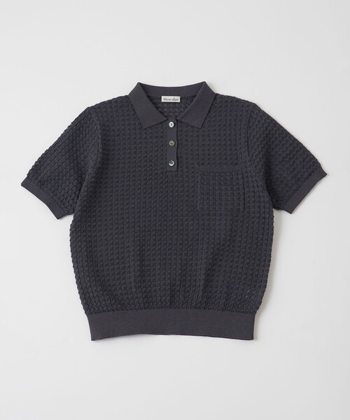 Steven Alan（スティーブンアラン）の「＜Steven Alan＞ジグザグ アイレット ニット（ニット/セーター・レディース・ダークグレー/オリーブ/オフホワイト・FREE）」の8枚目の写真