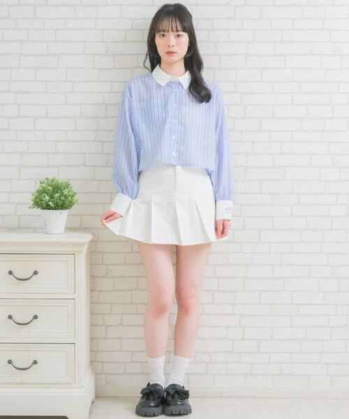 おすすめ☆ CHLOE ツイル ミニスカート プリーツ入り ツイルプリーツミニSK|ems excite | RETRO GIRL ONLINE STORE