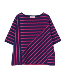 Zucca ボタンカットソー ZUCCa / S メンズ マリンボーダー / Tシャツ(M black(26)): SALE