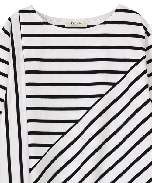 ZUCCa マリンボーダー カットソー ZUCCa（ズッカ）の「マリンボーダー / Tシャツ / S（Tシャツ