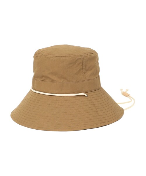 SHIPS（シップス）の「perah:ヌメ革 ストッパー付 ワイド ハット ◇（ハット・レディース・ブラック/ライトブルー/キャメル・ONE SIZE）」の4枚目の写真