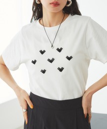 VIS | ハート＆リボンモチーフアソートTシャツ(Tシャツ/カットソー)
