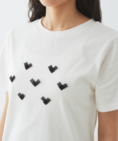 【新品】リボンモチーフカットソー リボンモチーフカットソー（カットソー/Tシャツ）｜CELFORD