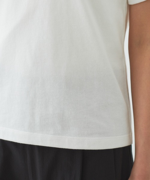 VIS（ビス）の「ハート＆リボンモチーフアソートTシャツ（Tシャツ/カットソー・レディース・スミクロ/ライトグレー/ホワイト・FREE）」の20枚目の写真