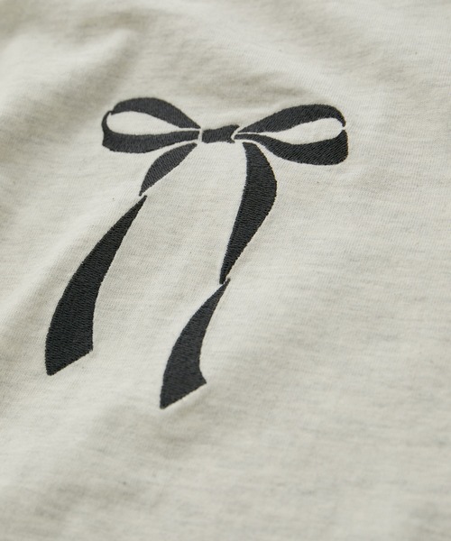 tシャツ リボンモチーフカットソー レディース リボンモチーフカットソー（カットソー/Tシャツ）｜CELFORD