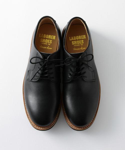 LABORER SHOES（レイバラーシューズ）の「＜LABORER＞ BLK OXFORD/ﾚｻﾞｰｼｭｰｽﾞ◆（ドレスシューズ・メンズ・ブラック・6h/7）」の4枚目の写真