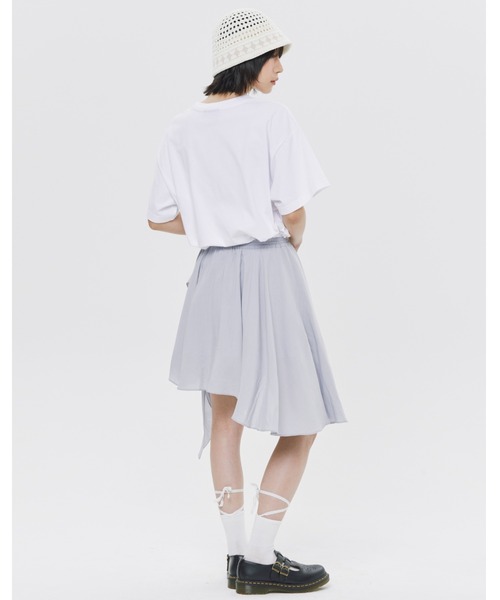 ROMANTIC CROWN(ロマンティッククラウン)の「A'GEM/9 × .kom 『ROMANTIC CROWN/ロマンティック クラウン』 REPAIRED SHINING LOGO TEE SHIRT/リペアロゴ Tシャツ(Tシャツ/カットソー・メンズ・ホワイト/ブラック・L/M)」の8枚目の写真