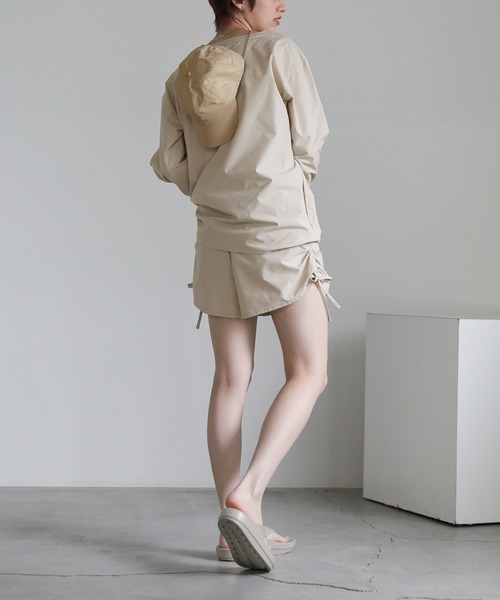 UVカット / 水陸両用】ラッシュガードヘンリーネックトップス（Tシャツ