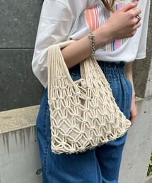 CIAOPANIC TYPY | 【手編み】マクラメ巾着付きBAG(トートバッグ)