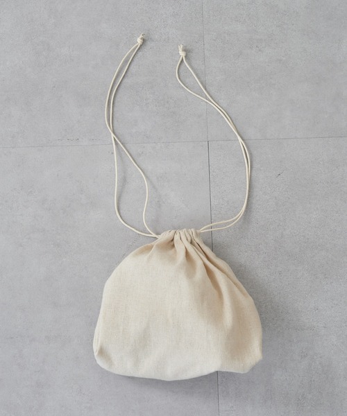 CIAOPANIC TYPY(チャオパニックティピー)の「【手編み】マクラメ巾着付きBAG(トートバッグ・レディース・サックスブルー/イエロー/ブラック/オフホワイト・ONE SIZE)」の11枚目の写真