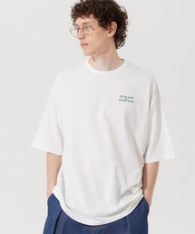接触冷感 吸水速乾 抗菌消臭 バックプリントTシャツ