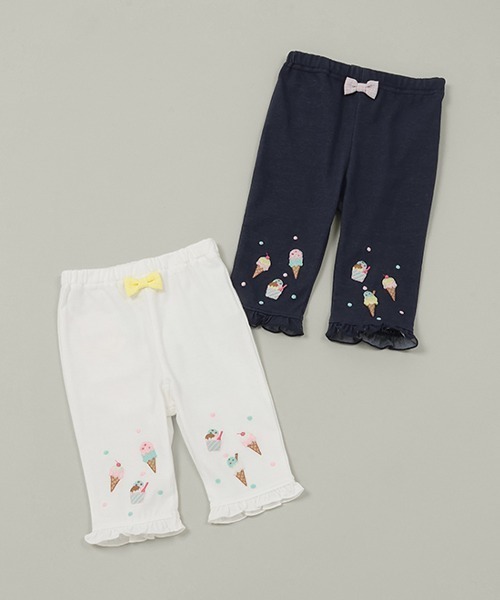 新品・ベイビーチアー　アイスクリームTシャツ　ポンポンパンツ　セット　120 セール】アイスクリームパンツ（スウェットパンツ）｜baby cheer