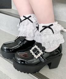 Hauls（ハウルズ）の「ふわふわレースボリュームそっくす（ソックス/靴下・レディース）」