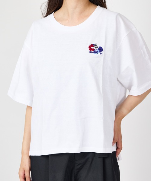 MOOMIN（ムーミン）の「MOOMIN / ムーミン  ケサクッカ 刺繍 ビッグ Tシャツ Big TEE WNI（Tシャツ/カットソー・レディース・オリーブドラブ/ベージュ/ホワイト・FREE）」の15枚目の写真