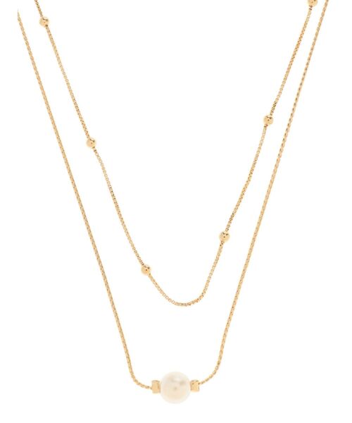 RESEXXY（リゼクシー）の「ボールチェーンコンビパールネックレス（ネックレス・レディース・ゴールド/シルバー・FREE）」の6枚目の写真