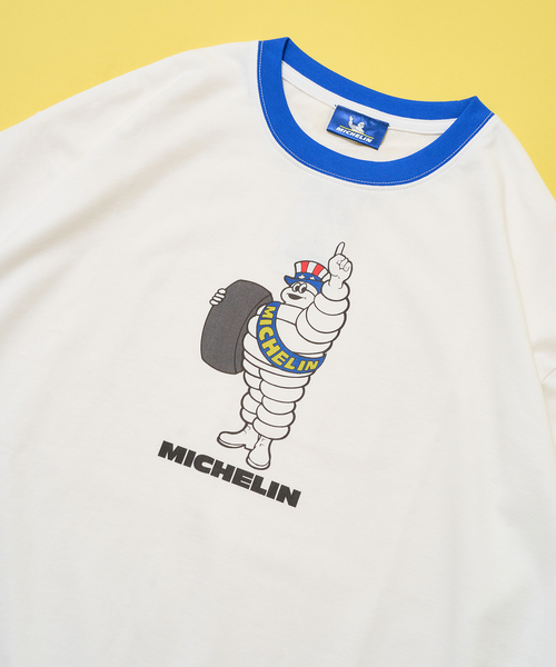 417 EDIFICE(フォーワンセブンエディフィス)の「MICHELIN Tシャツ5(Tシャツ/カットソー・メンズ・ホワイト・X-LARGE/MEDIUM/LARGE)」の18枚目の写真